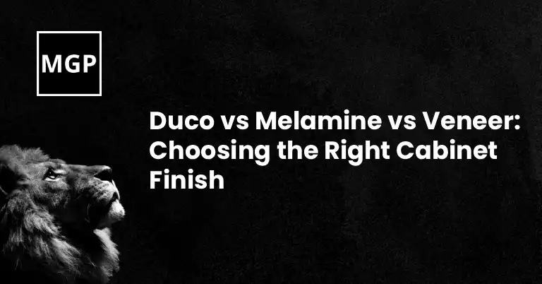 Duco vs Melamine vs Veneer: Choosing the Right Cabinet Finish at