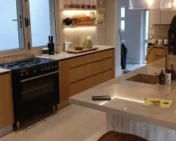 Natural Warmth: Linksfield Kitchen with Oak Veneer and Jax Wax Finishes SupaMatt at Natural Warmth: Linksfield Kitchen with Oak Veneer and Jax Wax Finishes SupaMatt at