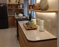 Natural Warmth: Linksfield Kitchen with Oak Veneer and Jax Wax Finishes SupaMatt at Natural Warmth: Linksfield Kitchen with Oak Veneer and Jax Wax Finishes SupaMatt at